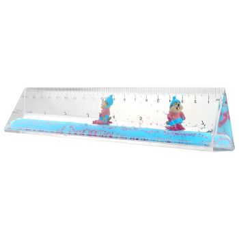 Snow globe ruler with name