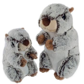 Peluche Marmotte Dani créations 16 cm et 20 cm