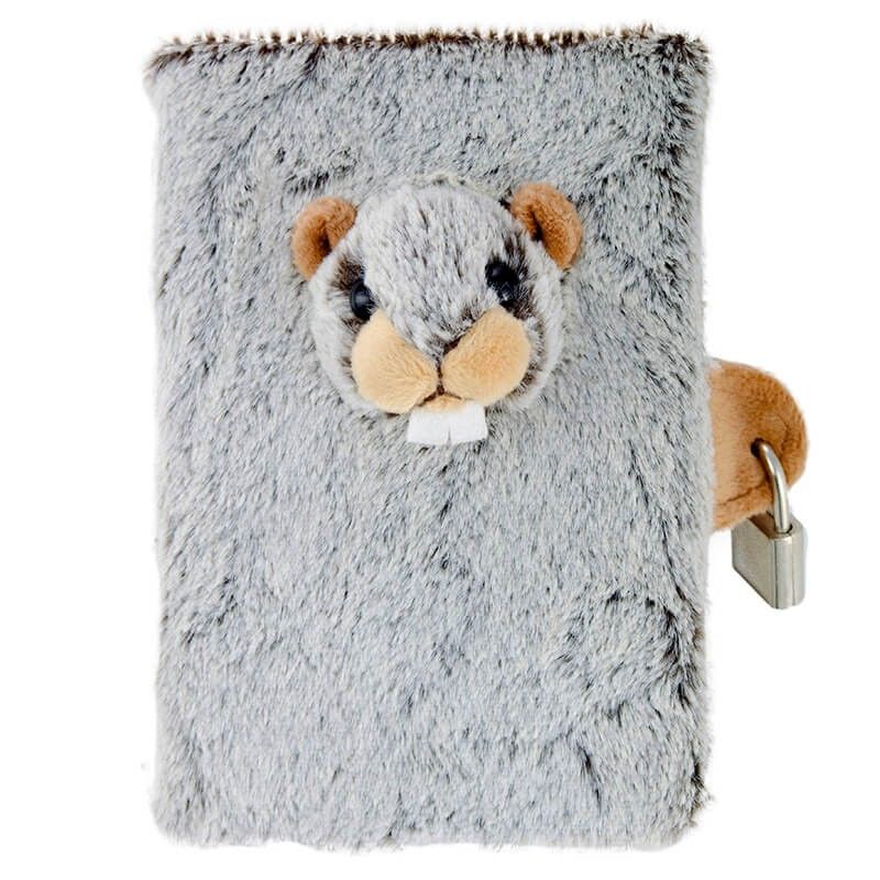Carnet Secret Peluche Marmotte