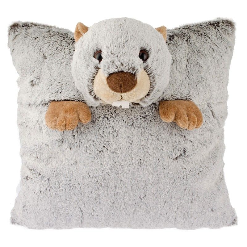 Coussin range pyjama Marmotte
