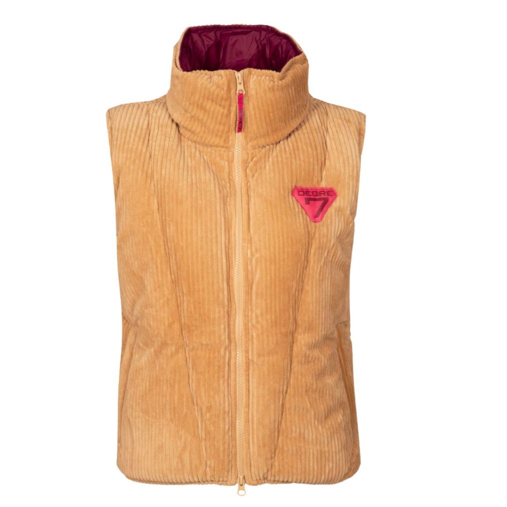 Veste sans manches Loca beige de chez Degré 7