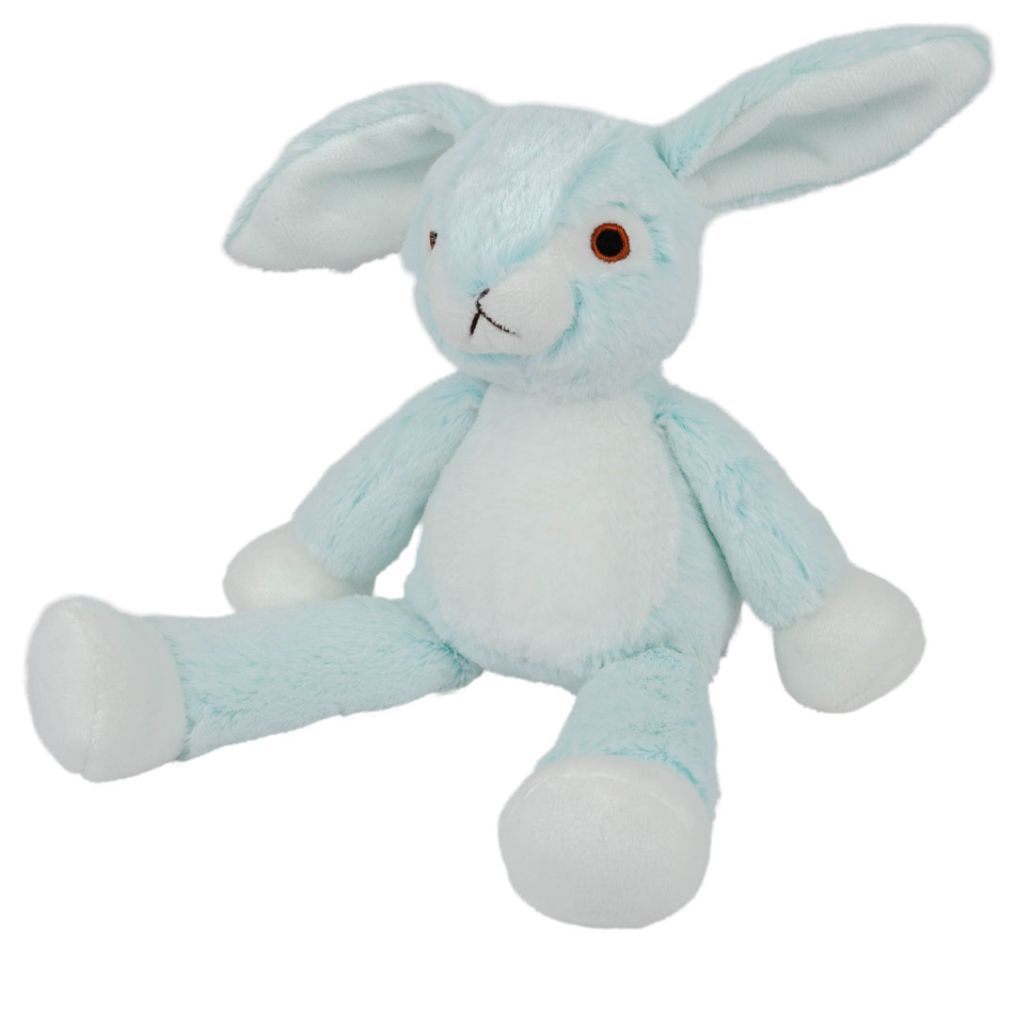 Doudou Lapin Dani Creations 25 cm bleu