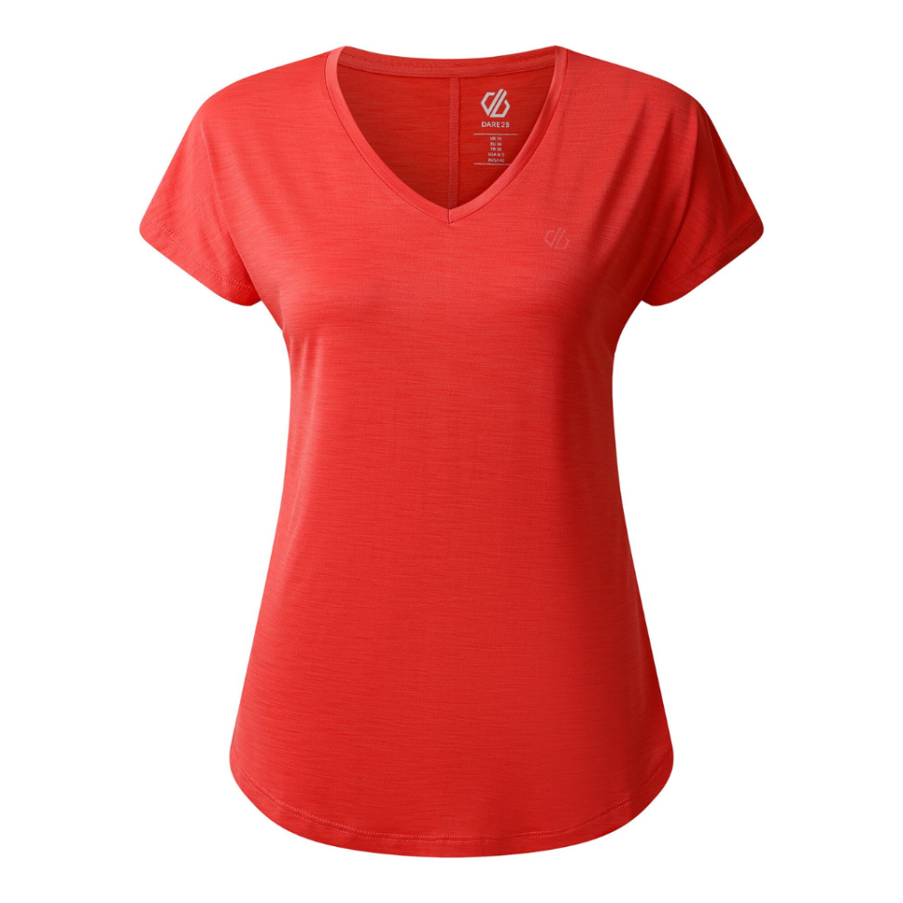 T-shirt Vigilant pour femme dare 2b rouge