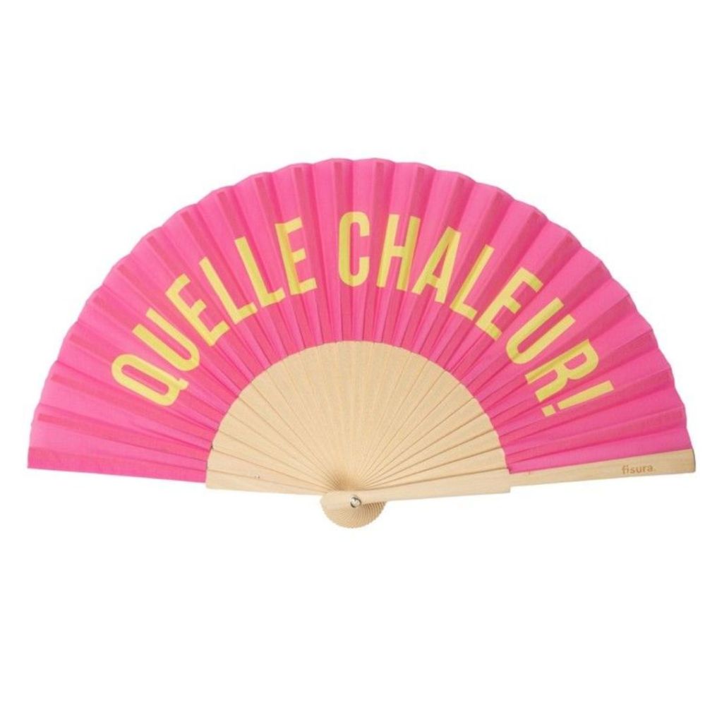 Eventail Quelle chaleur rose
