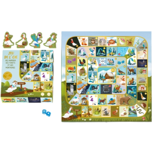 jeu de l'oie carte d'art