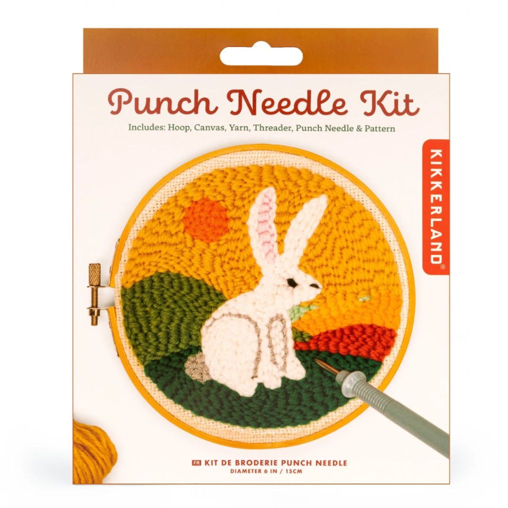 Kit punch needle lapin Kikkerland