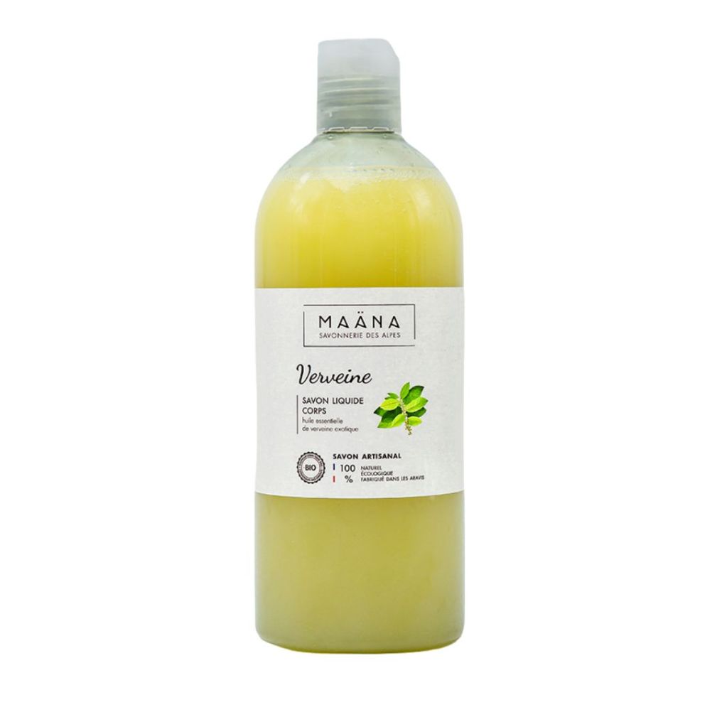 Savon liquide Verveine de chez Maäna