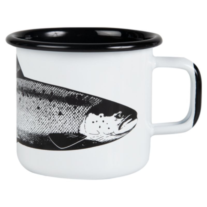 Mug émaillé saumon