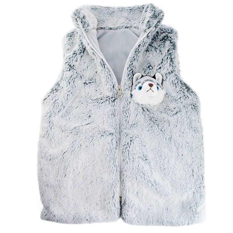 Gilet peluche Dani Créations Husky