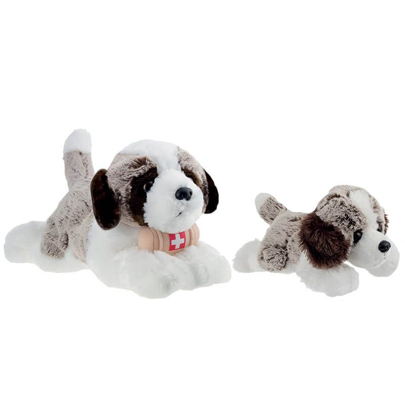 Peluches saint Bernard couché Dani créations