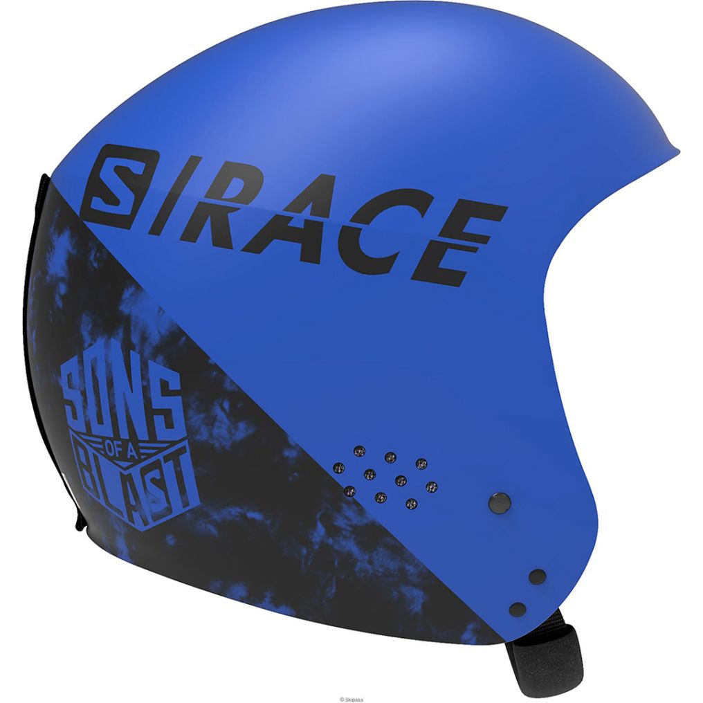 Casque Salomon S/Race Fis Injected junior Bleu et noir