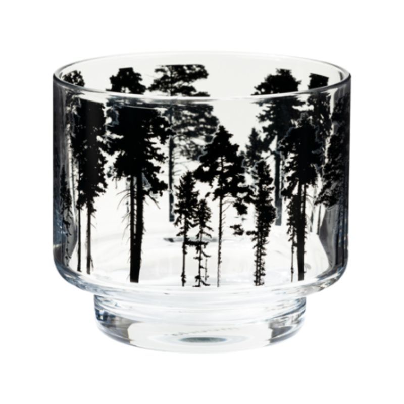 Bougeoir/ Jarre forêt 8cm