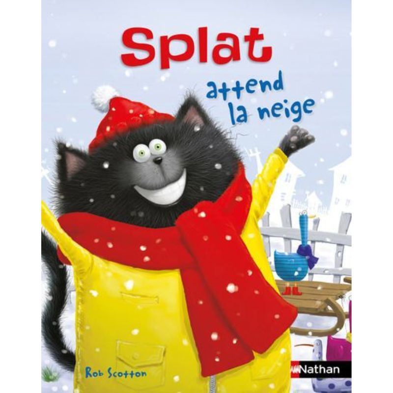 Livre pour enfant Splat attend la neige