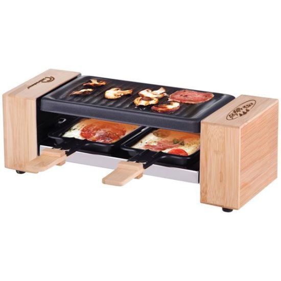 Meuh Bamboo electrical raclette with grill