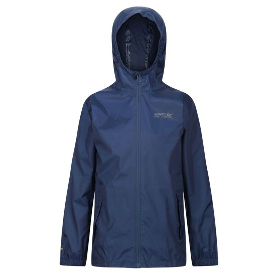 Waterproof jacket Kid's Pack It Regatta blue